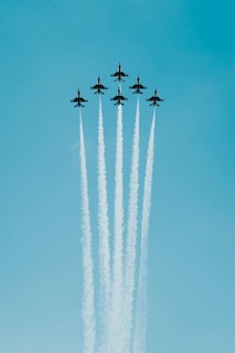 Jet flyover